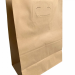 Bolsa kraft # 16 con perforación - 50pk